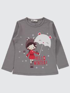 Picture of Girls Sweatshirt 2-5 Years Graphite - Package