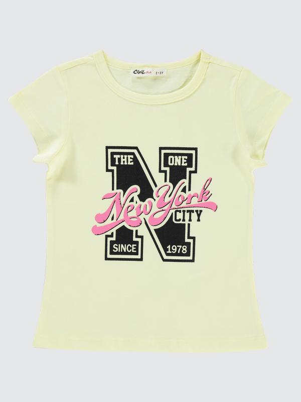 Picture of Girls T-Shirt 2-5 Years Chalk - Package