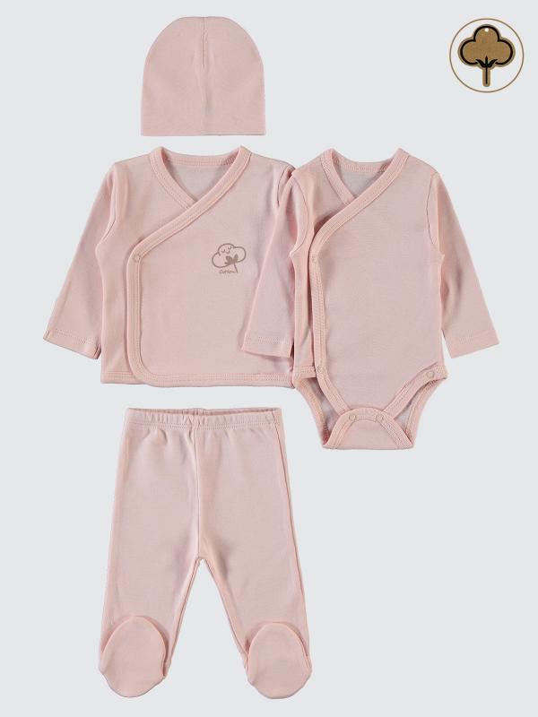 Picture of Baby Bodysuit Sets 0-24 Months Pink - Package