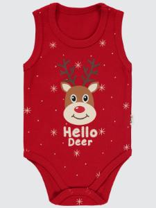 Picture of Baby Snapsuit 0-24 Months Red - Package