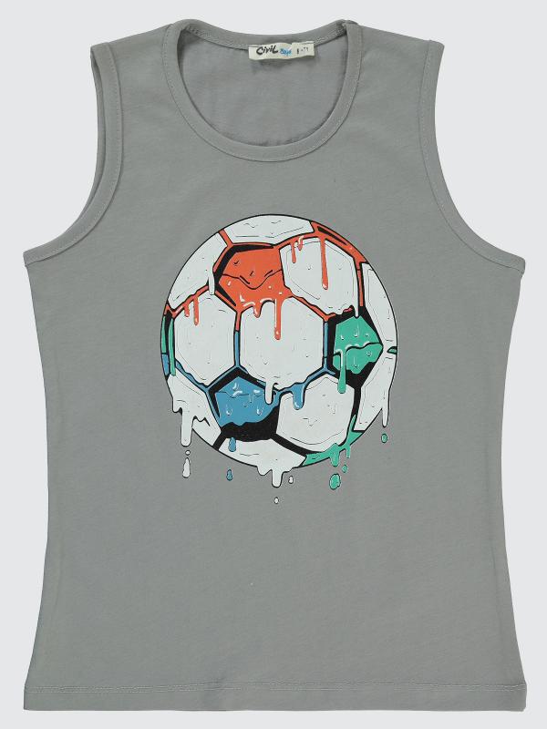 Picture of Boys T-Shirt 6-9 Years Gray - Package