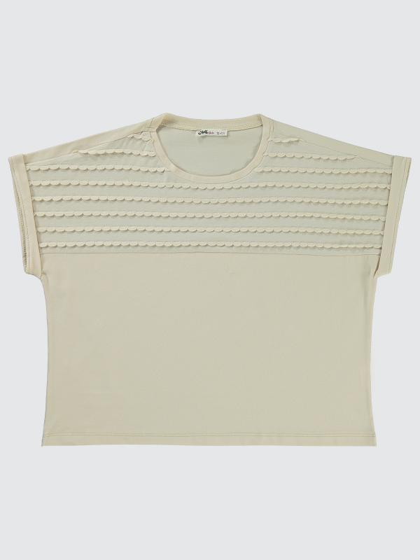 Picture of Girls T-Shirt 10-13 Years Beige - Package