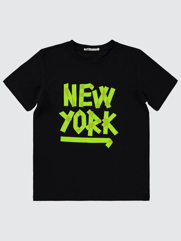 Picture of Boys T-Shirt 10-13 Years Black - Package