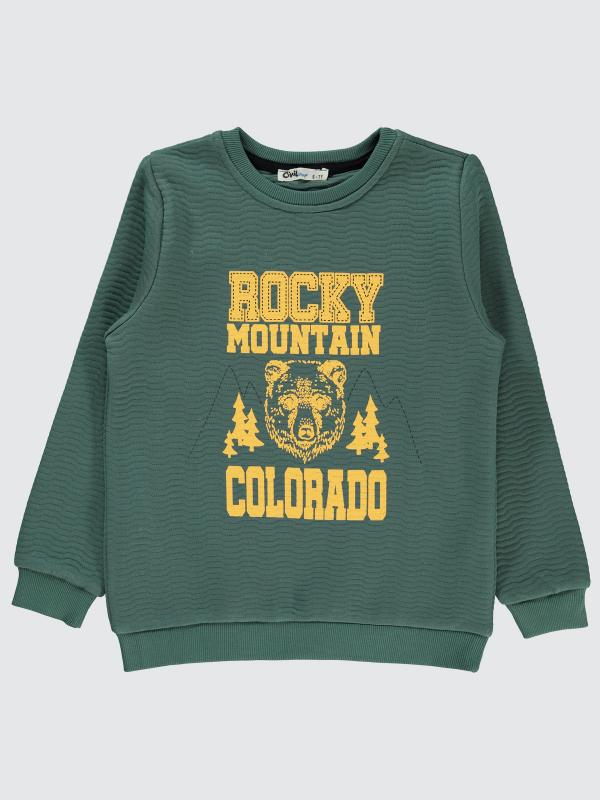 Picture of Boys Sweatshirt 6-9 Years Soft Khaki - Package