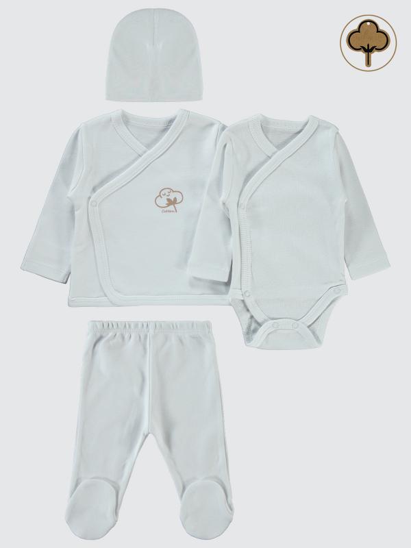Picture of Baby Bodysuit Sets 0-24 Months White - Package