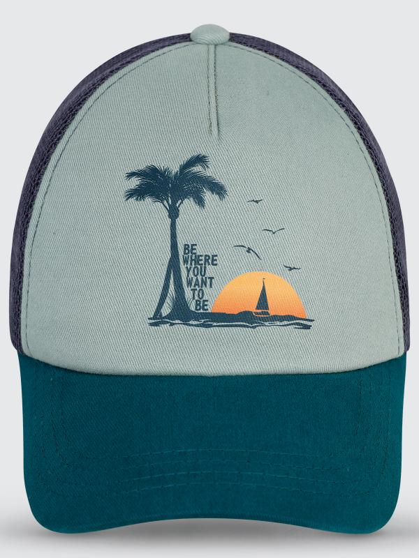 Picture of Boys Hat and Beanie 6-9 Years Gray - Package