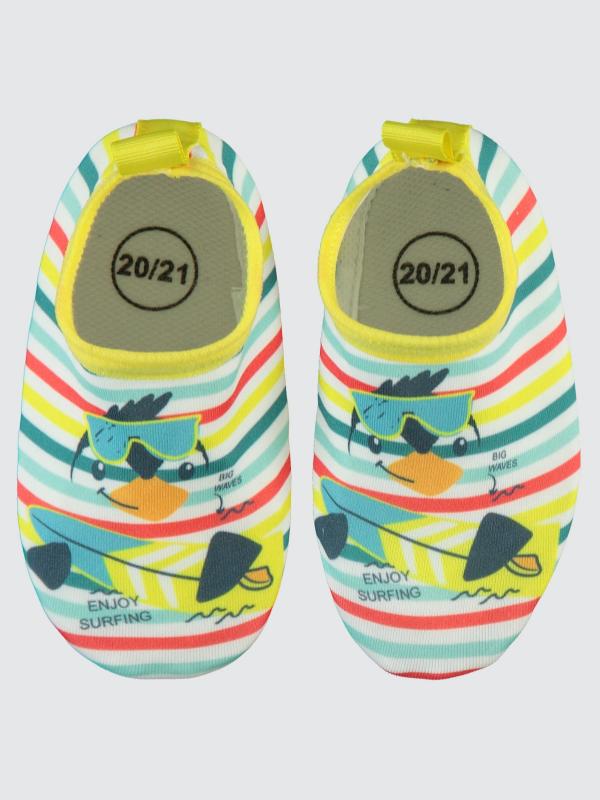 Picture of Boys Water Shoes Size 21-25 Yellow - Package