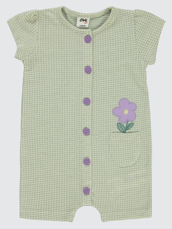 Picture of Baby Jumpsuit 0-24 Months Green Almond - Package