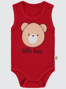 Picture of Baby Snapsuit 0-24 Months Red - Package