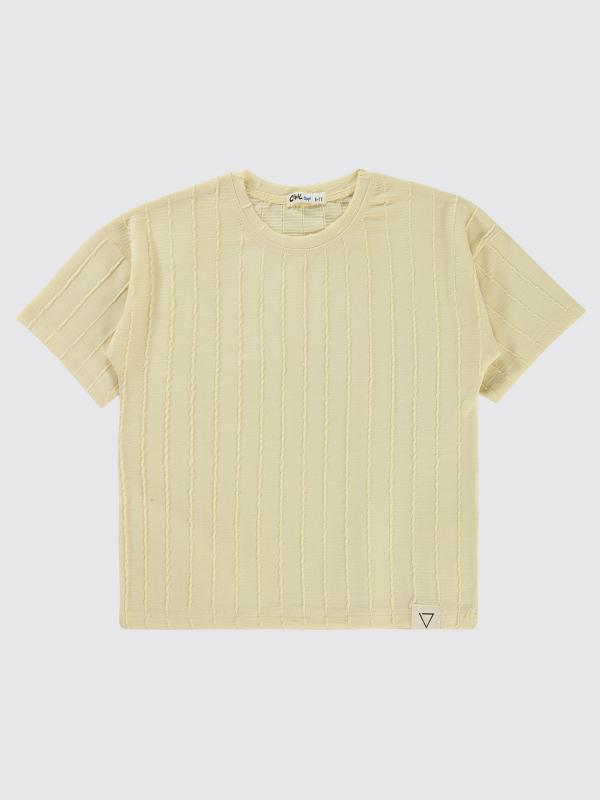 Picture of Boys T-Shirt 6-9 Years Stone Color - Package