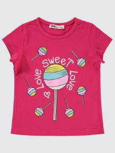 Picture of Girls T-Shirt 2-5 Years Fuchsia - Package