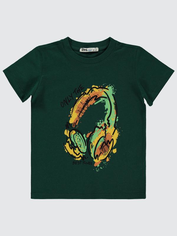 Picture of Boys T-Shirt 2-5 Years Emerald - Package