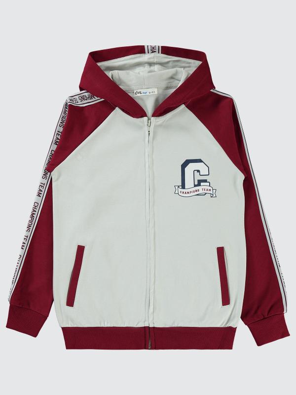 Picture of Boys Cardigan 10-13 Years Burgundy - Package