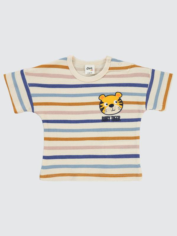 الصورة بيبي بلوزة كم قصير 0-24 شهر العاج - طَرد
