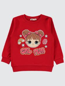 Picture of Girls Sweatshirt 2-5 Years Crimson - Package