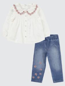 Picture of Girls Set 2-5 Years Ecru - Package