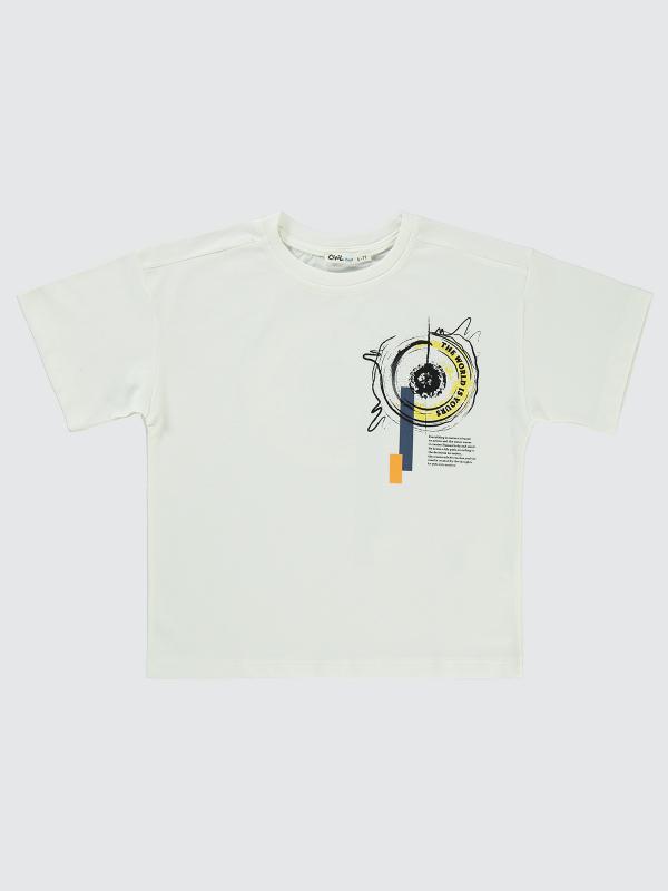 Picture of Boys T-Shirt 10-13 Years White - Package