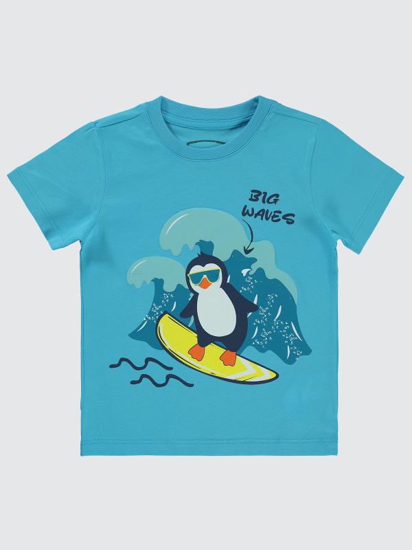 Picture of Boys T-Shirt 2-5 Years Turquoise - Package