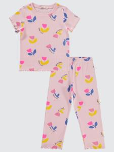 Picture of Girls Pajama Set 2-5 Years Rose Pink - Package