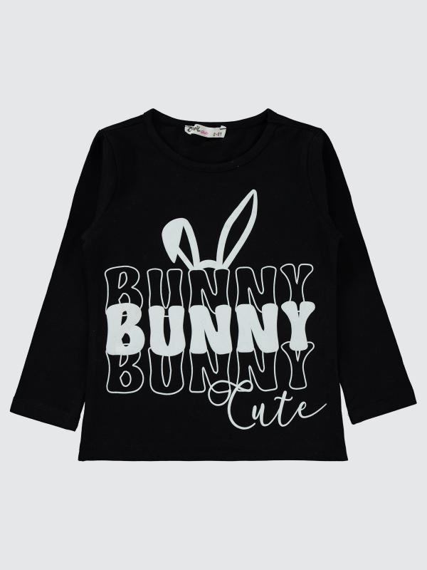 Picture of Girls Sweatshirt 2-5 Years Black - Package