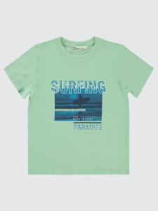 Picture of Boys T-Shirt 6-9 Years Sea Green - Package