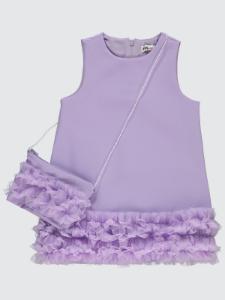 Picture of Girls Dress and Overall 2-5 Years Lilac - Package