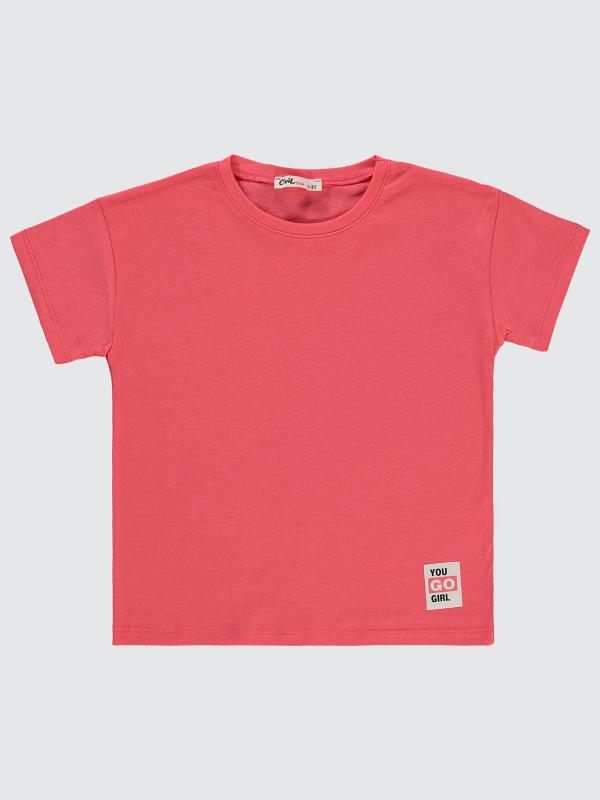 Picture of Girls T-Shirt 2-5 Years Sunset Coral - Package