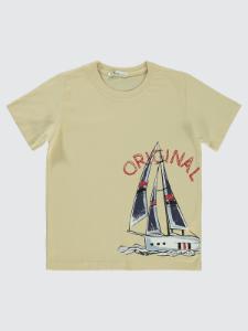 Фото Мальчик Толстовка и Футболка 6-9 ЛЕТ Цвет камня - Упаковка