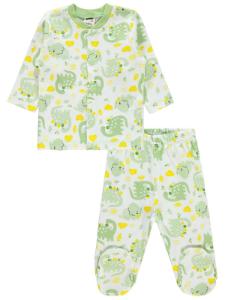 Picture of Baby Pajama Set 0-24 Months Green - Package