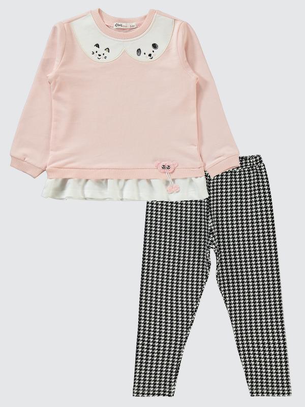 Picture of Girls Set 2-5 Years Light Powder Pink - Package