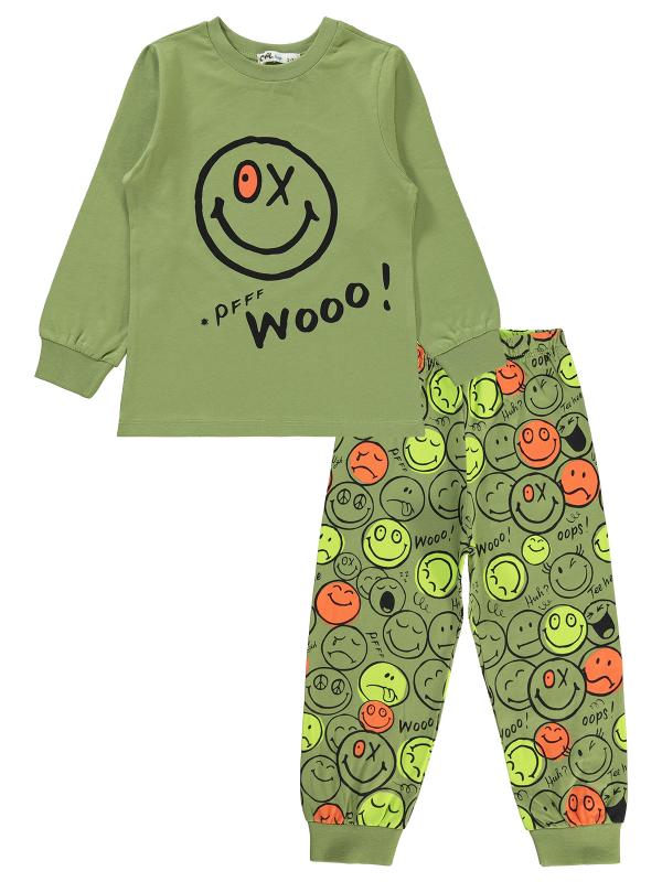 Picture of Boys Pajama Set 2-5 Years Khaki - Package
