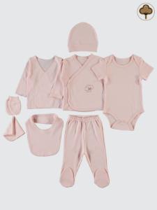 Picture of Baby Bodysuit Sets 0-24 Months Pink - Package