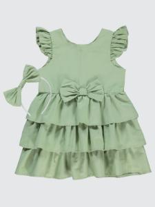Picture of Girls Dress and Overall 2-5 Years Green Almond - Package