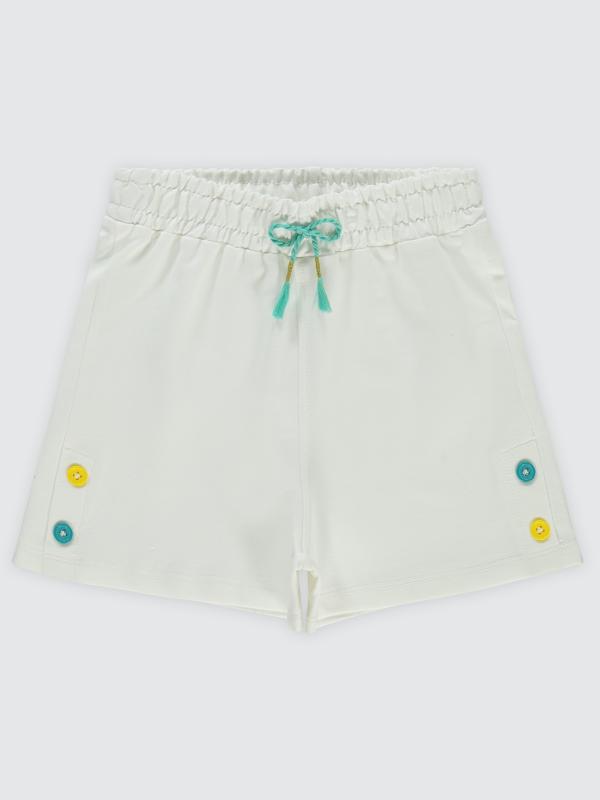 Picture of Girls Shorts 6-9 Years Ecru - Package