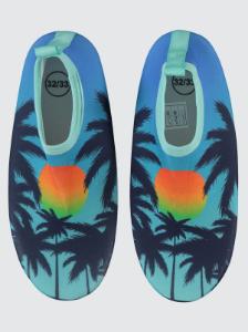 Picture of Boys Water Shoes Size 31-35 Turquoise - Package