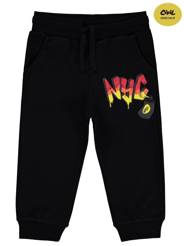 Picture of Boys Track Pants 2-5 Years Black - Package