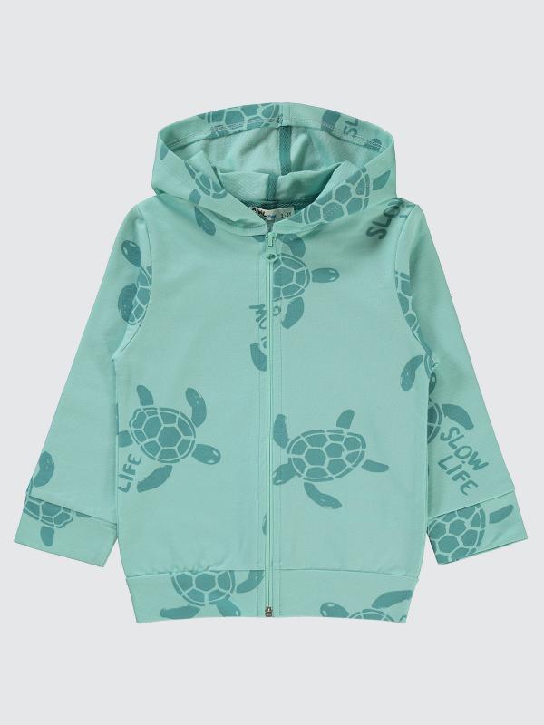 Picture of Boys Cardigan 2-5 Years Turquoise - Package