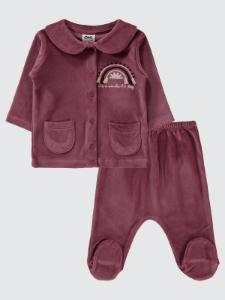 Picture of Baby Pajama Set 0-24 Months Plum - Package