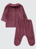 Picture of Baby Pajama Set 0-24 Months Plum - Package