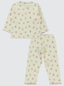 Picture of Girls Pajama Set 2-5 Years Salmon - Package