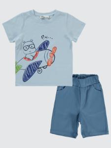 Picture of Boys Set 2-5 Years Ice Blue - Package