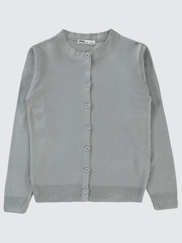 Picture of Girls Cardigan 6-9 Years Gray - Package