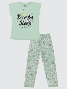 Picture of Girls Pajama Set 10-13 Years Bio Mint - Package