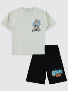 Picture of Boys Pajama Set 6-9 Years Light Gray - Package