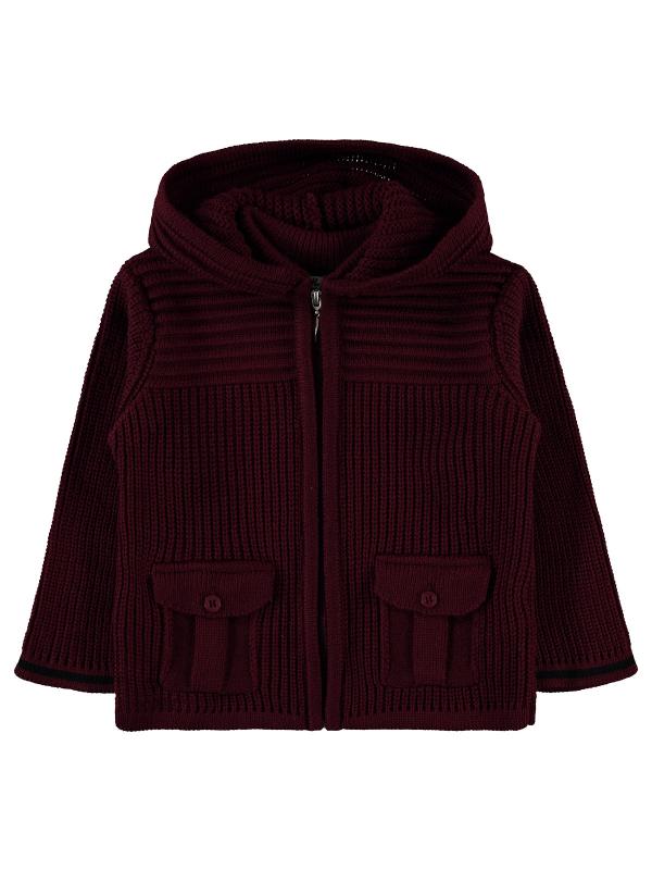Picture of Boys Cardigan 2-5 Years Burgundy - Package