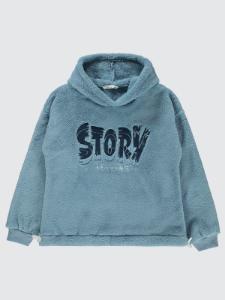 Picture of Girls Sweatshirt 10-13 Years Petrol - Package