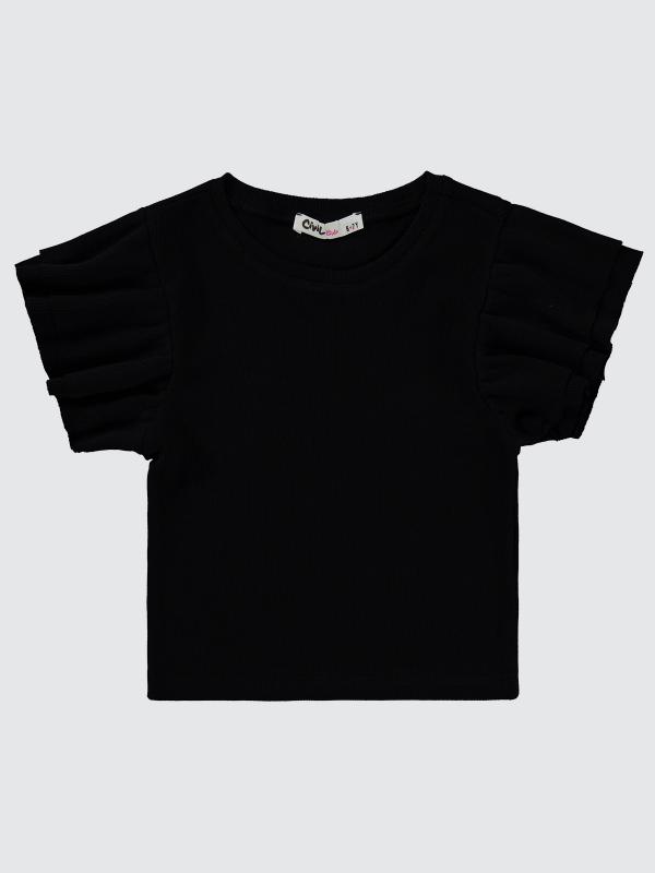 Picture of Girls T-Shirt 6-9 Years Black - Package