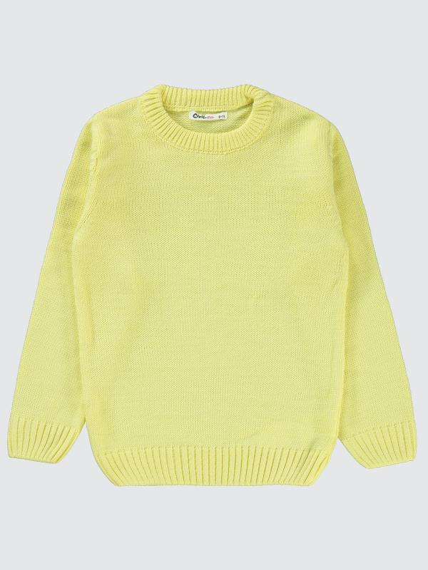 Picture of Girls Sweater 6-9 Years Yellow - Package