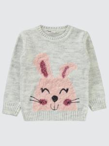 Picture of Girls Sweater 2-5 Years Gray Melange - Package