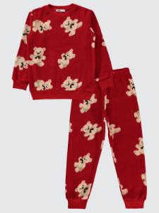 Picture of Girls Pajama Set 10-13 Years Red - Package
